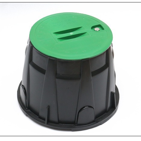 Caja de válvula al por mayor de 6 pulgadas de 10 pulgadas de 12 pulgadas de 14 pulgadas de válvula de plástico válvula de toma de agua rápida para riego de jardín verde