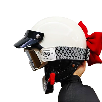 Half Helmets for Scooters, Electric Bike | Motosiklet kaskı (dəbilqə)