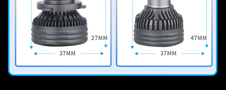 Cross-border car three-color headlight led laser H7 super bright 9005H11 far and near light H4 strong light H1 car bulb 9012