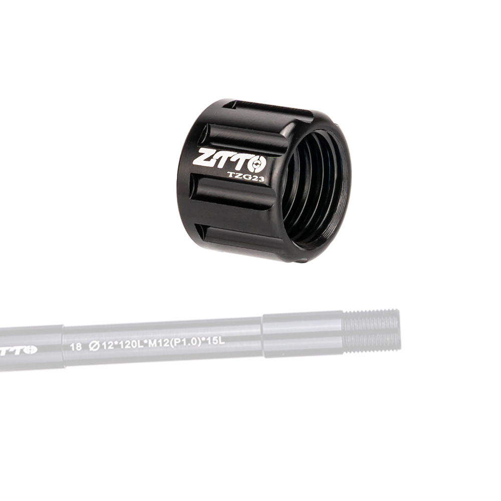 ZTTO Bicicleta Bicicleta Axle Tuerca M12 M15 Tapa del eje del barril para 1.0/1.5/1.75 eje del barril de paso