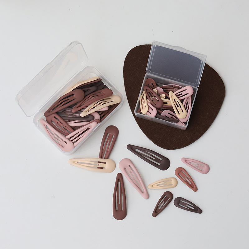 Bulk oil dripping rubber paint children's BB clip cute mini all-match bangs clip hairpin hairpin girls' hair accessories wholesale
