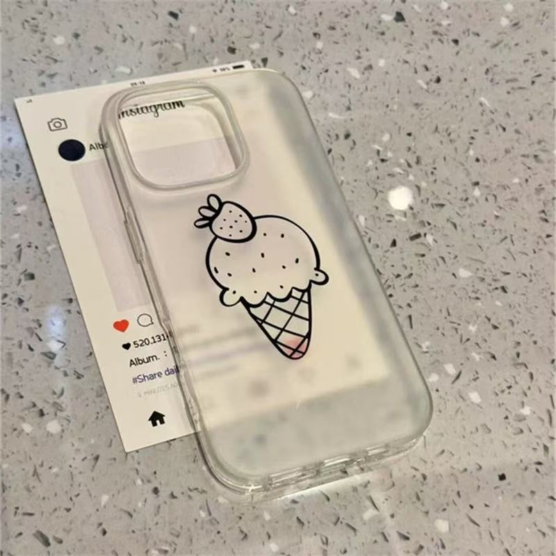 Simple verano pequeño y fresco para iPhone16 funda para teléfono móvil 15ProMax Coconut 14Pro femenino 13 nuevo 16PM