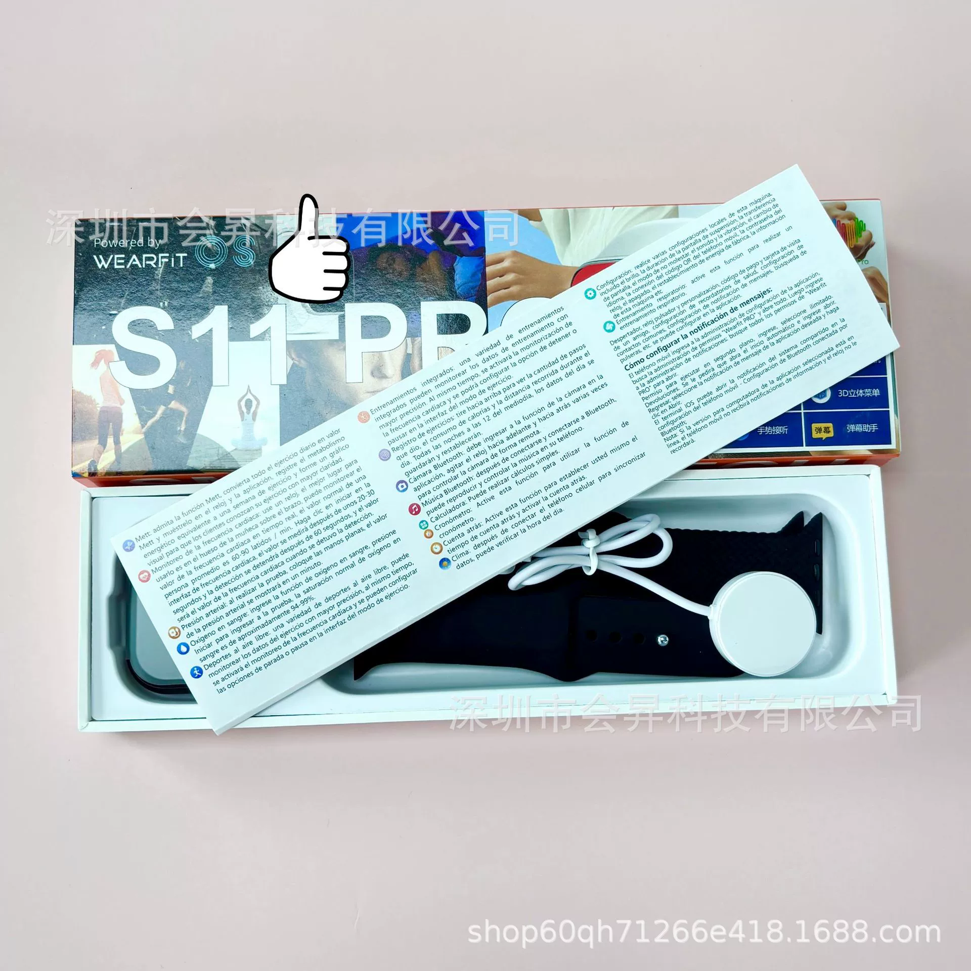 Новые умные часы S11 PRO с оплатой через WeChat, GPT, сердечный ритм, давление, сатурация, защита пальца, ответ на звонок WEARFIT