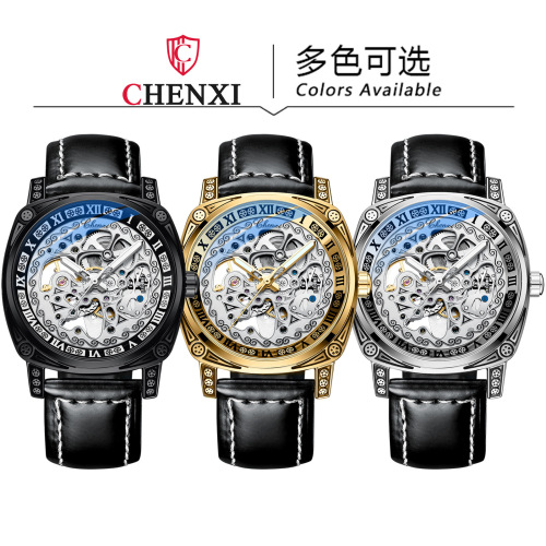 CHENXI/CHENXI watch men's mechanical watch cross-border high-end waterproof hollow fully automatic mechanical watch for men