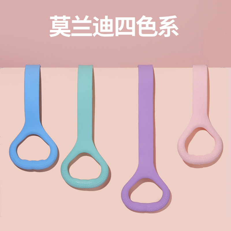 아메리칸 백 풀 로프 실리콘 홈 피트니스 스태피 벨트 오픈 숄더 확대 TEP 요가 풀 로프 8 자 풀 벨트