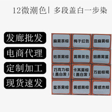 批发微潮色染发膏染发剂染膏美发用品盖白发理发店专用单只染发剂