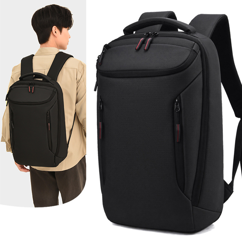 Cross-border business backpack, large-capacity travel backpack for men, waterproof USB commuter backpack, suitable for business trips, customizable with logo