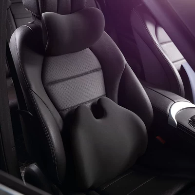 In-Car Cushion Pillow for Driver and – Headrest - headrest-waist-suit-yahei