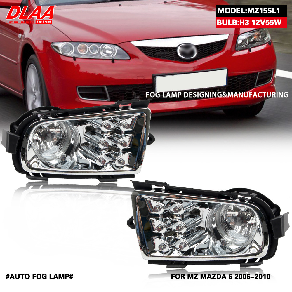 Aplicable a 06/07/08/09/10 años Mazda 6 antiguo conjunto de lámpara de niebla LED Ma6 modificación de lámpara diurna