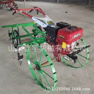 全自动开沟覆膜上土地膜覆盖机盖膜机 小型农用机械地膜机