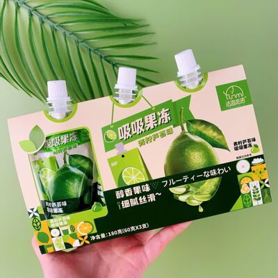Yan value jelly Pudding Lime aloe Apple Carrot Blueberry flesh Dessert Summer