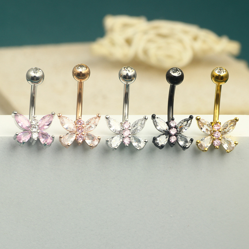 Pointed titanium steel lip stud product view