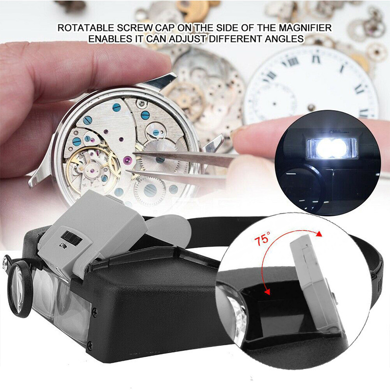 直売工場器械修理回路修理時計眉毛刺秀接ぎ木かつらledヘッドセットルーペ|undefined