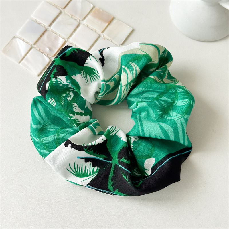 10g Weight Hair Tie Hair Accessories Type 1 Piece Quantity Daily Occasion Flower Pattern Women's Gender Handmade Design Vacation Style Women's Casual Vacation Flower Cloth Printing Handmade Hair Tie 9