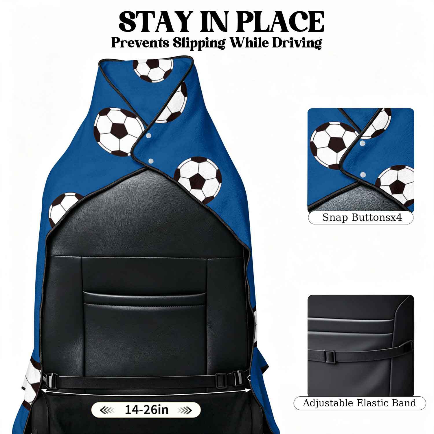 Printed bath towel and car seat cover 2-in-1, ultra-fine fiber outdoor beach and car dual-use universal seat cushion