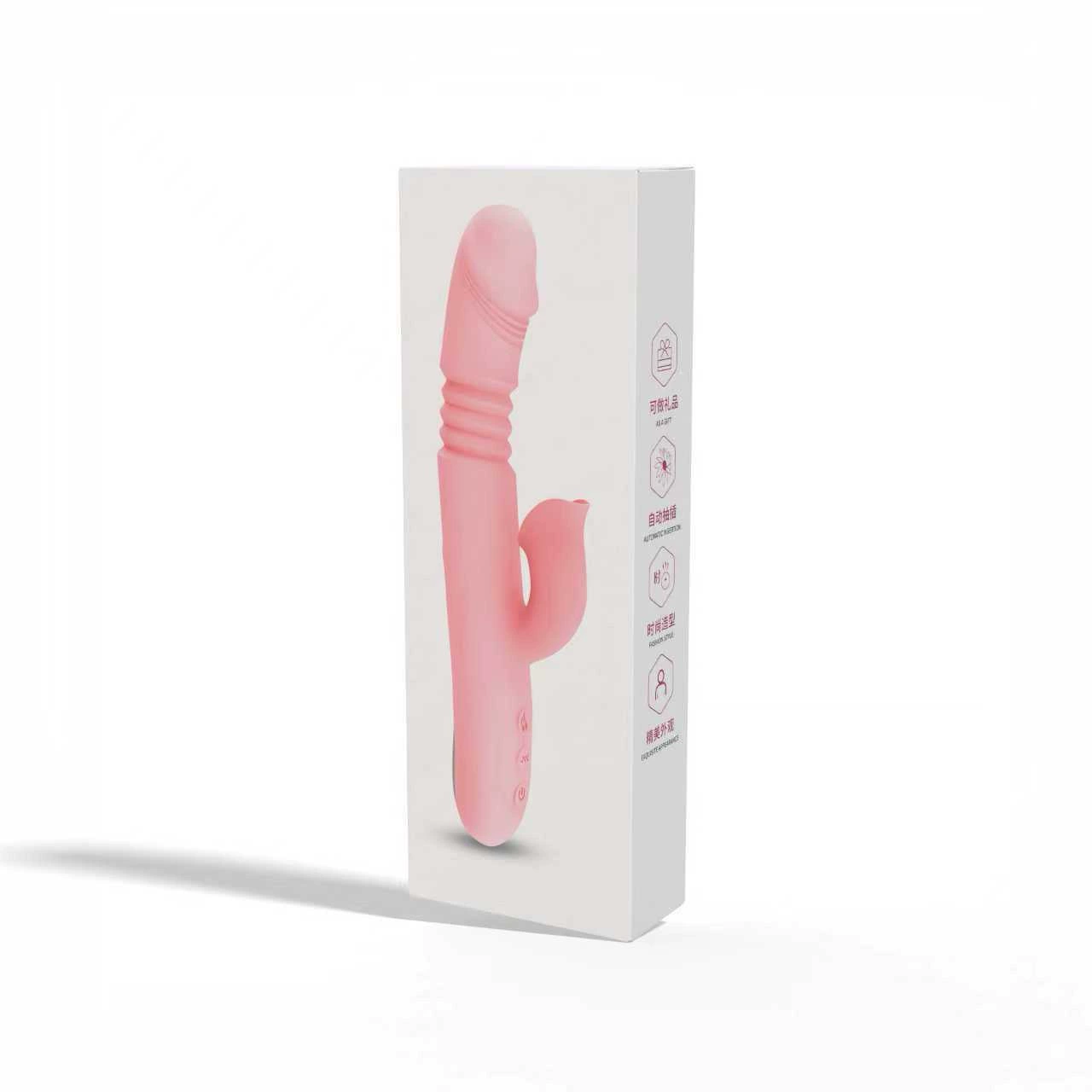 Vibrator second generation, wand-style female massager, 7-mode vibration and heating