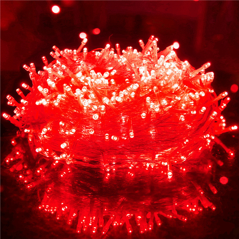 LED string de luces al aire libre estrella de navidad acampamiento diseño de patio luces de color iluminación de luces de decoración de bodas festivas