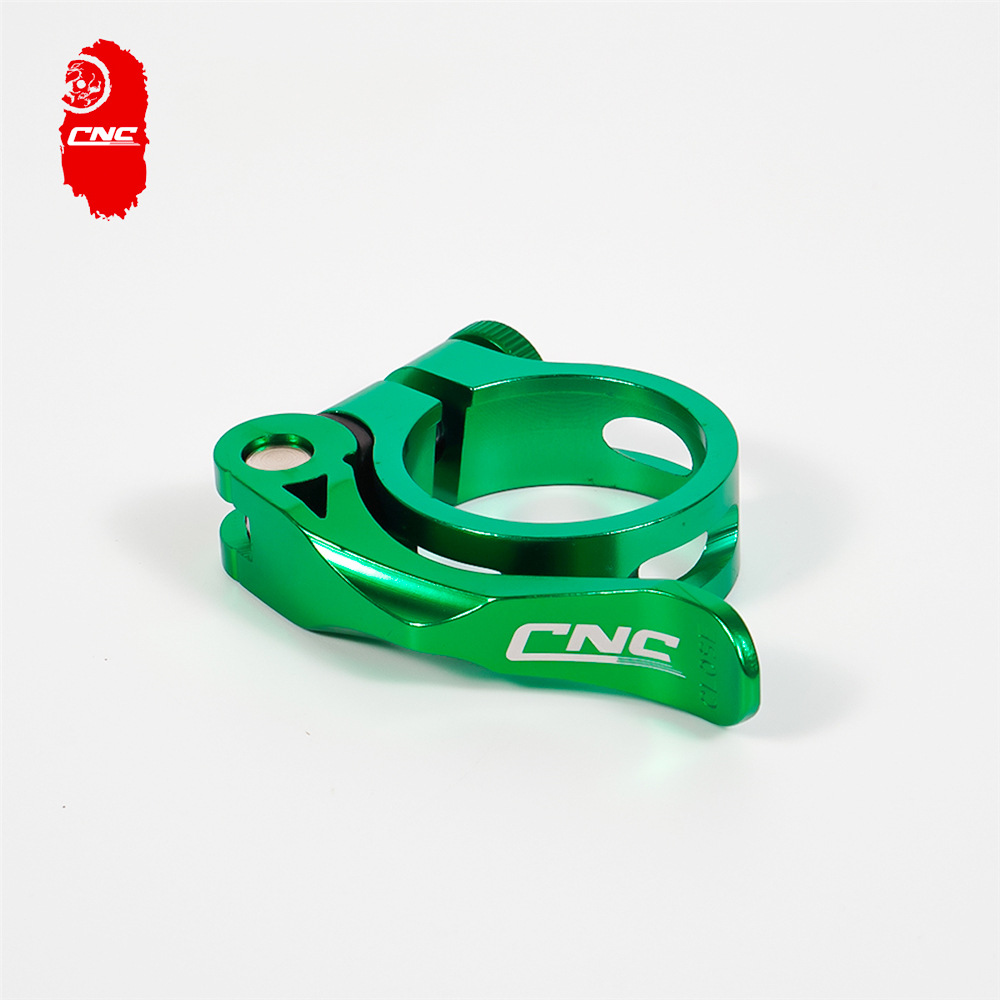 CNC carretera bicicleta de montaña abrazadera de asiento 31,8mm Abrazadera de asiento de aleación de aluminio 34,9mm varilla de asiento de bloqueo de liberación rápida