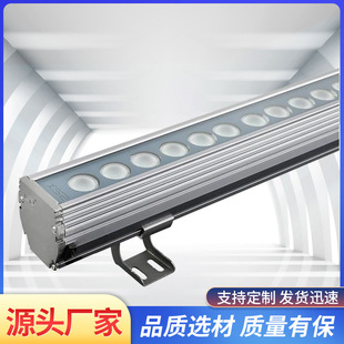 led wall washer Outdoor waterproof 220v Colorful High Power 72w Double Row High Voltage Line Light Bridge Lighting Project