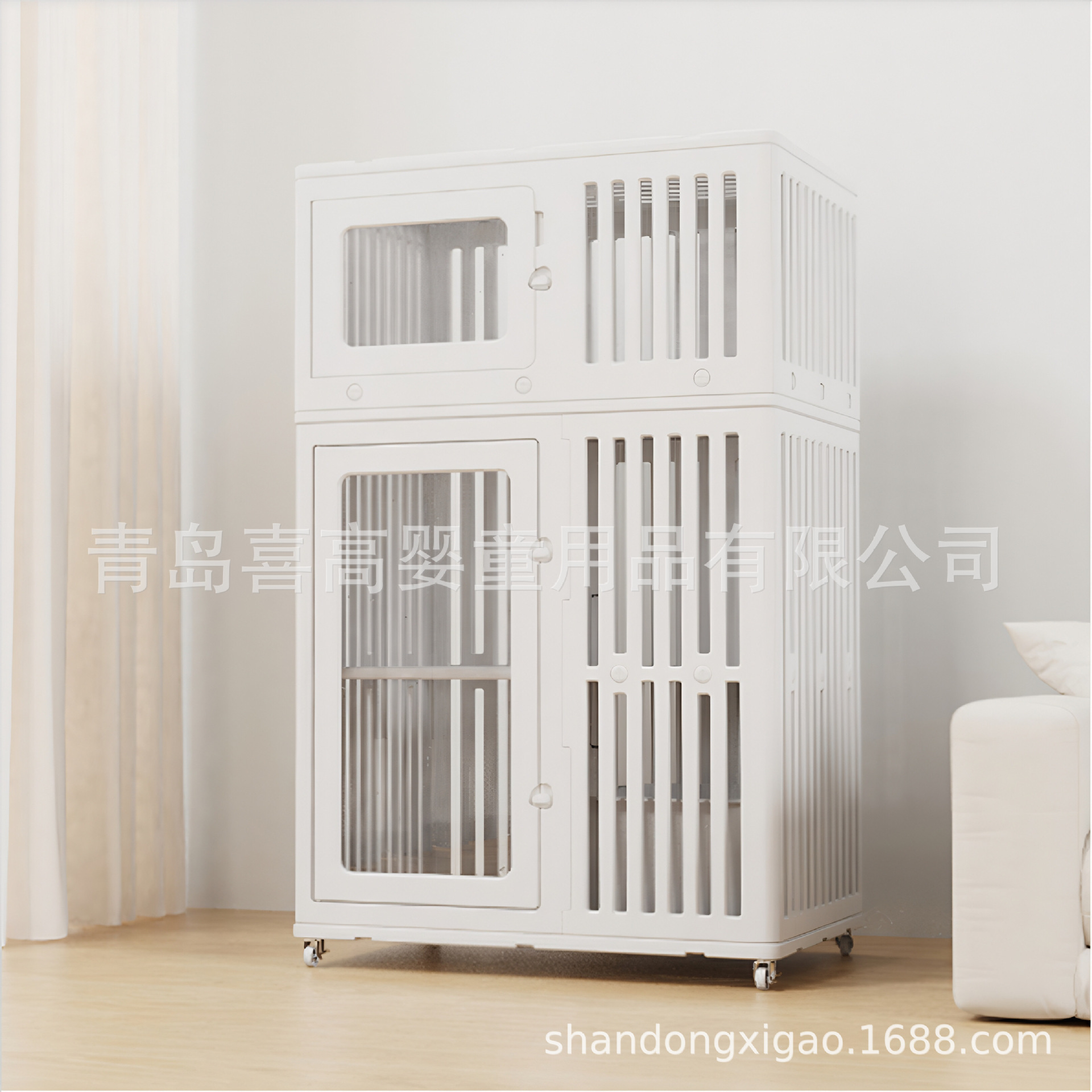 3단 고양이 케이지 (기간 한정 발판 + 쓰레받기 증정)
