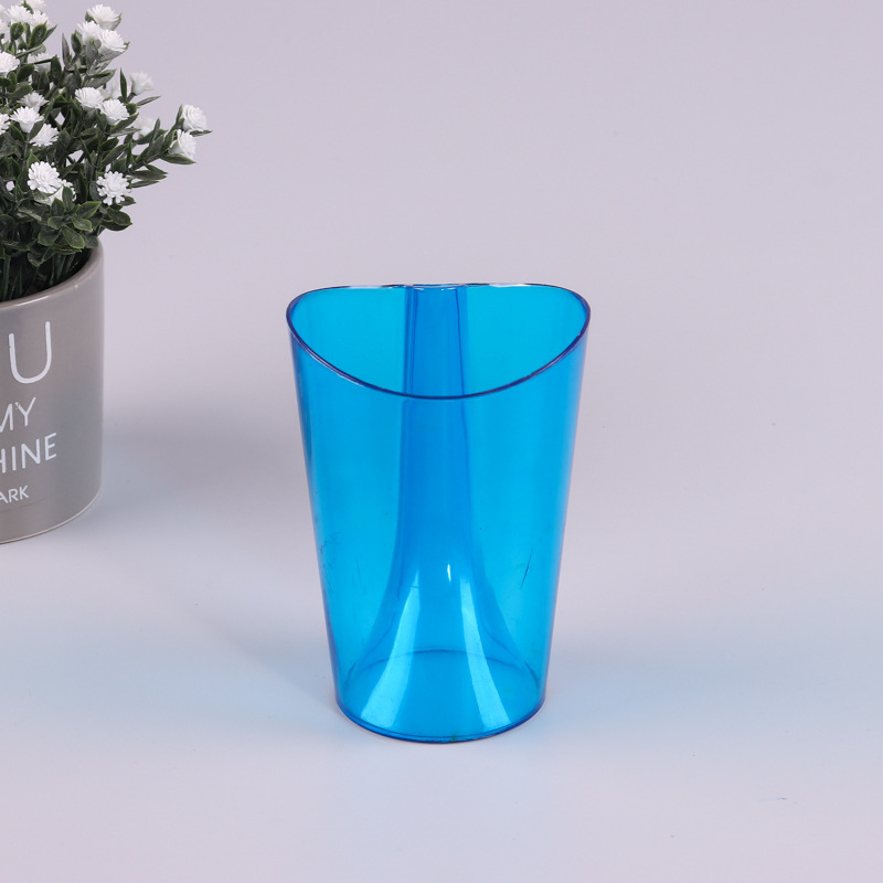 Hotel simple taza de lavado publicidad creativa dental taza de cepillo de dientes pareja casa taza de enjuague bucal taza transparente de lujo ligero