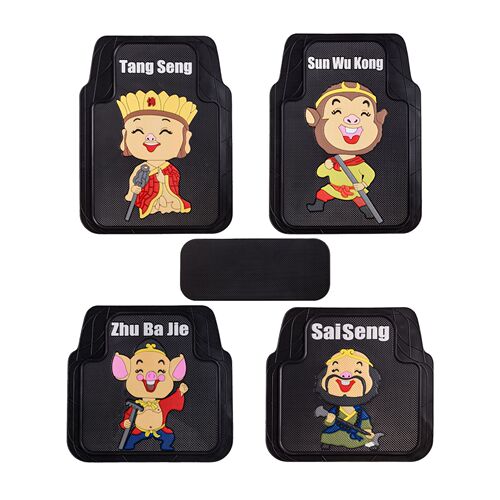 Auto mat for universal car use, 4-season, cuttable, made of latex, thick, waterproof, non-slip, anti-freeze, easy to clean