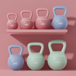 Soft kettle Bell Ms. Dumbbell Fitness Equipment Home Men's Sports Shape Squat Hip -Curvir Software Professional Lifting Pot 3