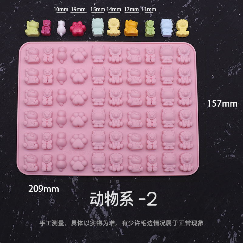 Color europeo fuego pintura sello estrella de silicona Delu amarillo pato lindo molde DIY Goka oso violento Goka alta resistencia a la temperatura