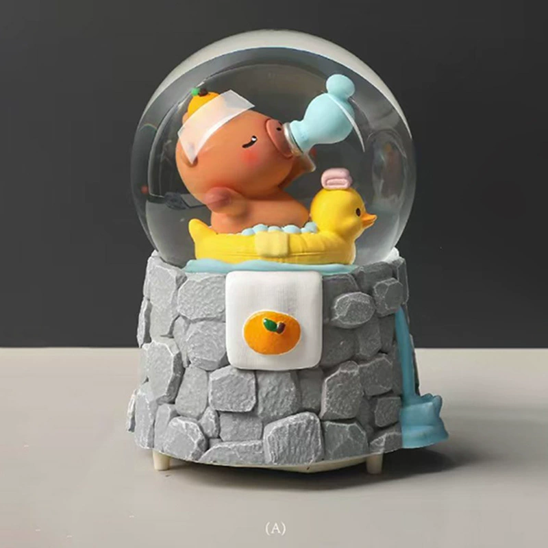 Подарки для девочек, лучшие друзья, креативные украшения, ароматизированный оранжевый пенопластовый хрустальный шар, милые светящиеся атмосферные световые украшения, оптовая продажа