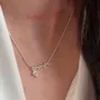 小众缠绕独特新款锁骨链