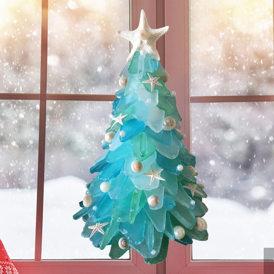 Christmas Festival Christmas Tree Pattern Cute Style Christmas Cute Christmas Tree Synthetic Resin Party Ornaments