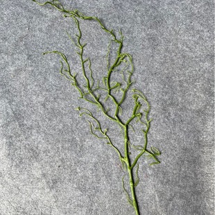 Artificial Flower Vine Branch Rod Length 76cm 33 Mesh Green Variety Matching Decoration Vine Hanging Decoration Wholesale Factory Direct Sale