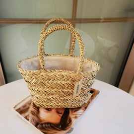2022新款女式手提包水草包手工编织工厂直发