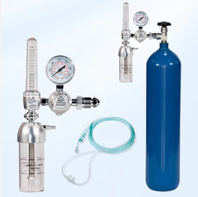 浮标式氧气吸入器 减压器 调节器 流量计 全铜流量表配湿化杯