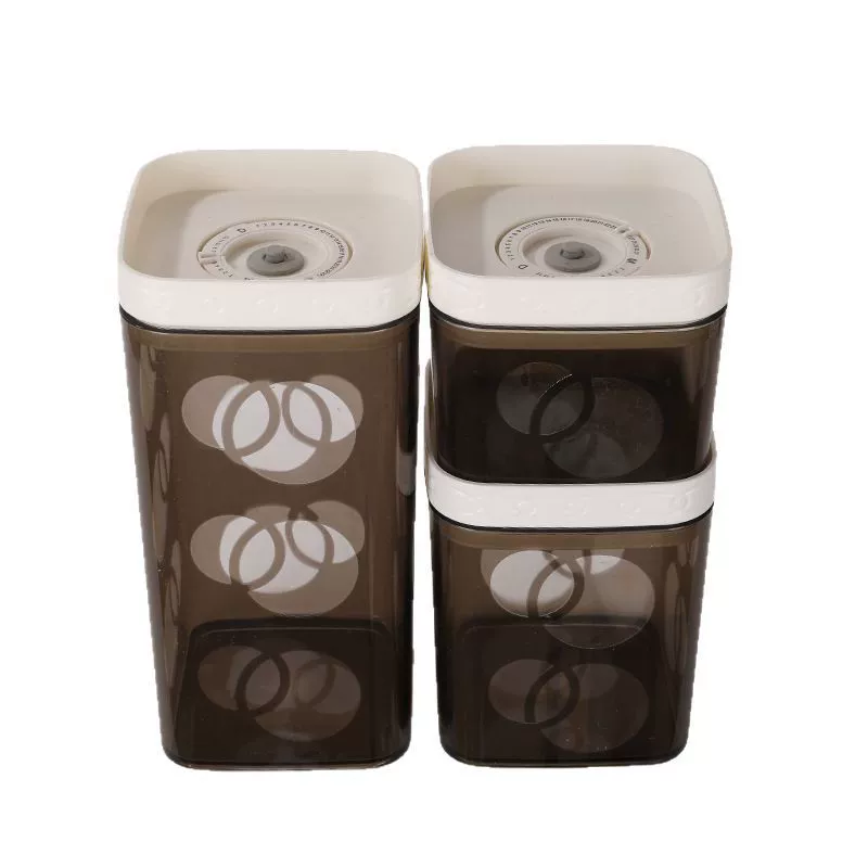 Two-color square plastic vacuum gauge, storage box, storage system, increased thickness