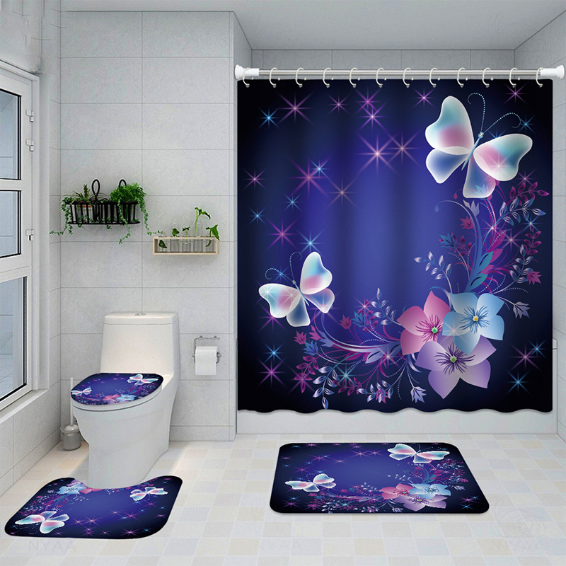 Curtain, fashionable creative set, Amazon, 4 piece set