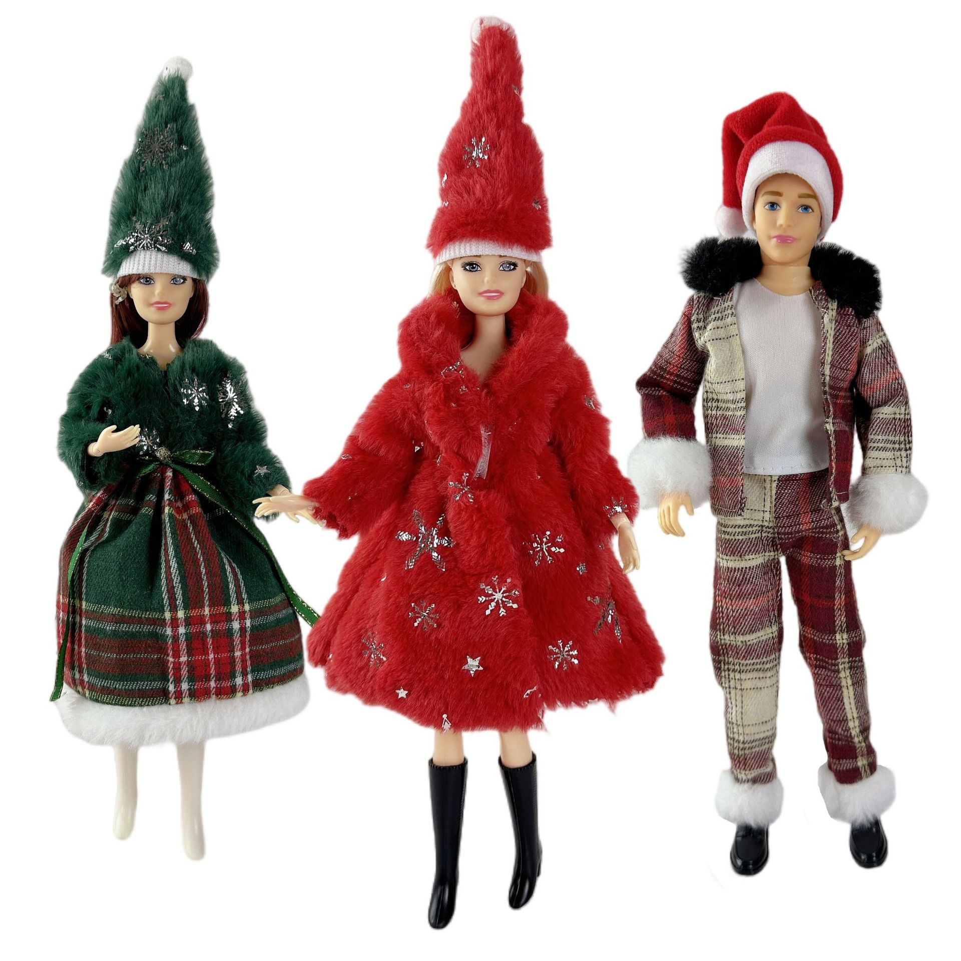 30cm Barbie Doll Prince Ken 11inch Set Christmas New Year Birthday Gift Girl Princess Evening Dress