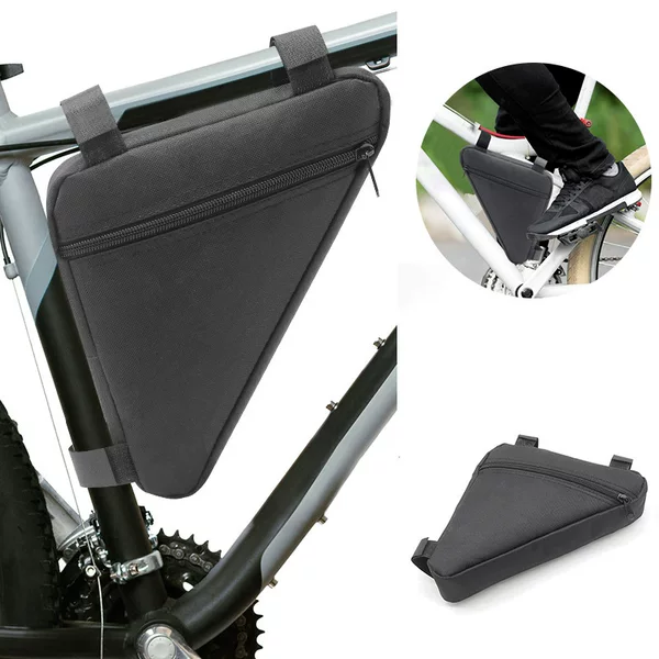 Outdoor Bicycle Bag Front Beam Bag Triangle Bag Road Bike Mountain Bike Riding Bag Hanging Bag Crossbar Bag Equipment Accessories