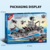 ※[37 cm exquisite gift box] 112 red bottom battleship 554 particles