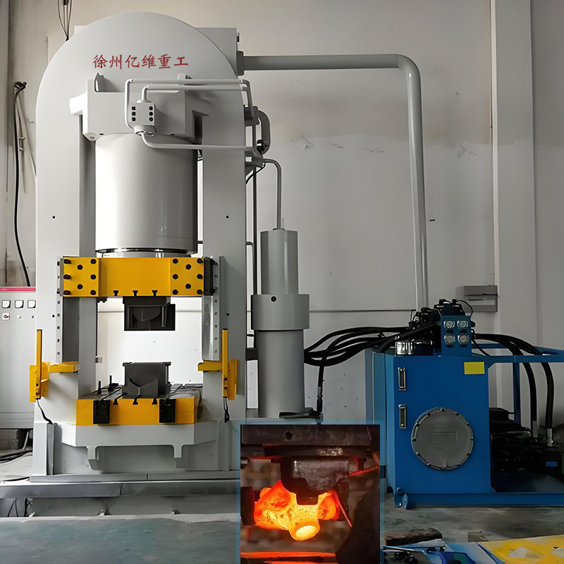 徐州锻压YW3000金属件热锻成型液压机三通轴类模锻钢丝缠绕油压机