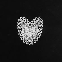 新款镂空绣花布贴 韩版口袋蕾丝儿童服装绣花辅料牛仔布花边贴