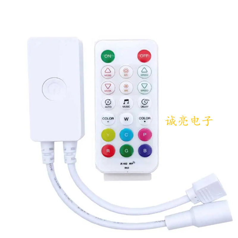 SP644E bluetooth RGBW controller adopts 2.4G remote control or mobile phone bluetooth APP controller SP644E bluetooth RGBW controller adopts 2.4G remote control or mobile phone bluetooth APP controller