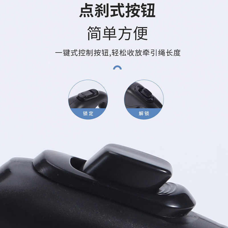 Perro Correa automática de color sólido mediano pequeño perro grande correa de perro retráctil automática Cadena de perro suministros para mascotas