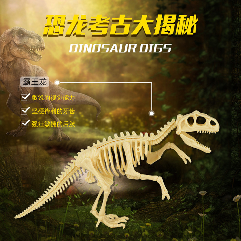 Archaeological Excavation Toys Dinosaur Fossils Tyrannosaurus Rex ...