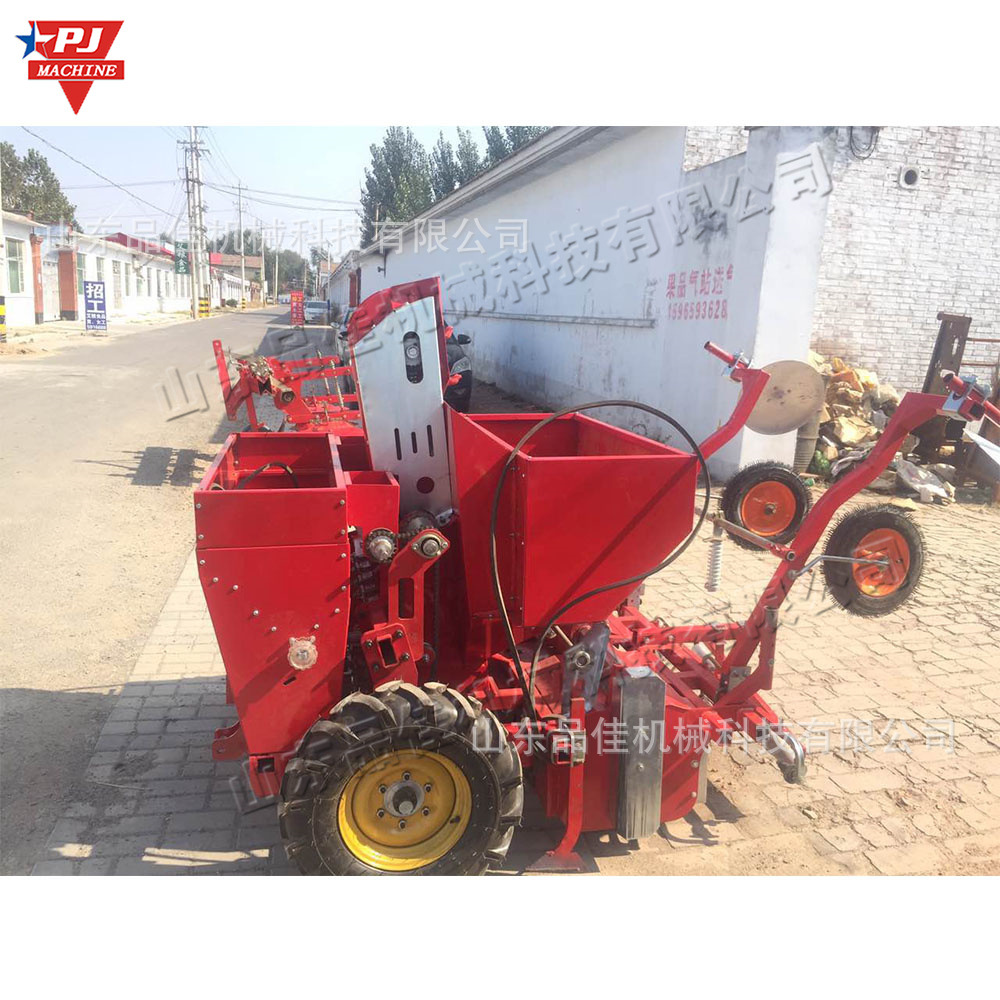 双行土豆种植设备 小型农用薯类栽种机器 三点悬挂式马铃薯播种机