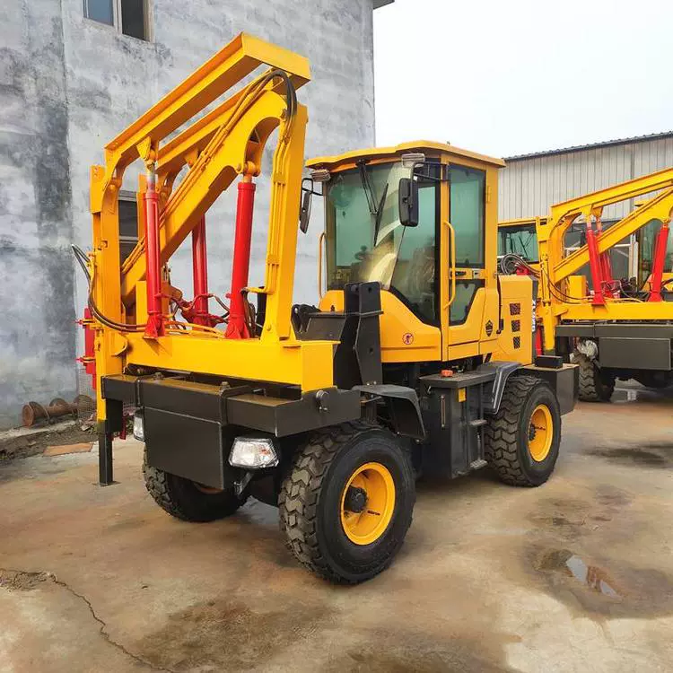 Ограждение забора свайная машина Ручной бензиновый свайный станок Mingdou дизель 15 лошадиных сил ударный свайный станок