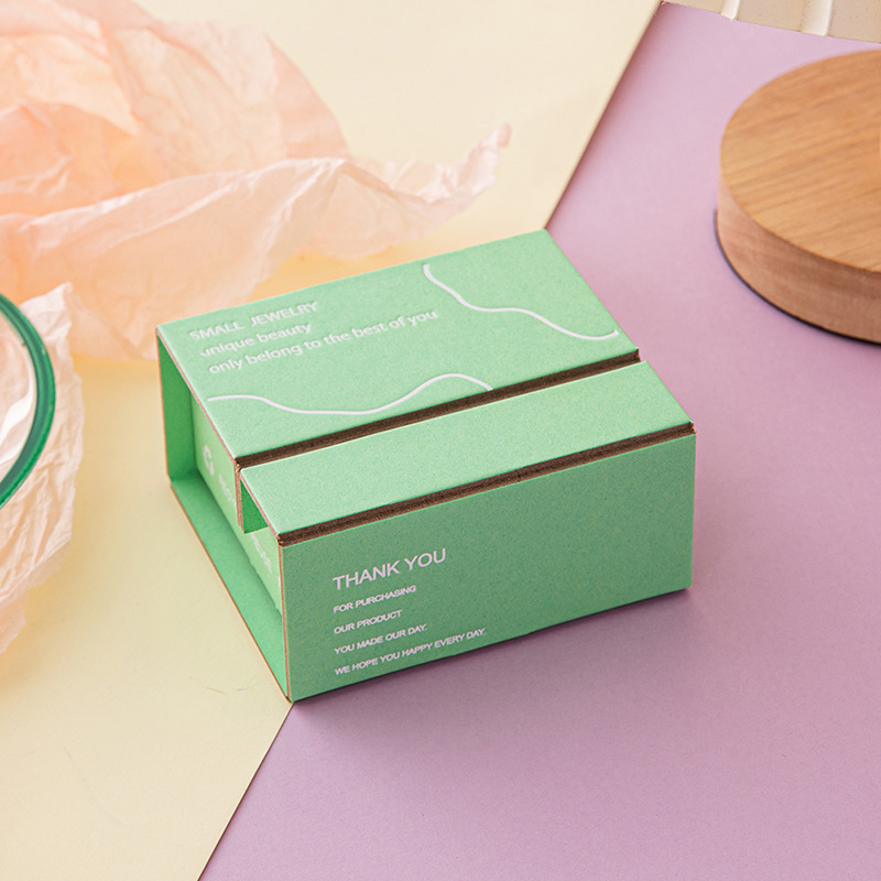 과일 녹색 접이식 상자, 8X9X4.5CM(빈 상자)