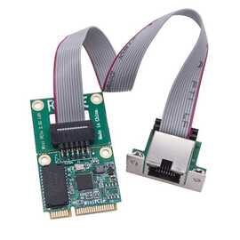 1个 颜色：图片色 材质：金属+塑料 Mini PCIe 2.5G 千兆工业网卡