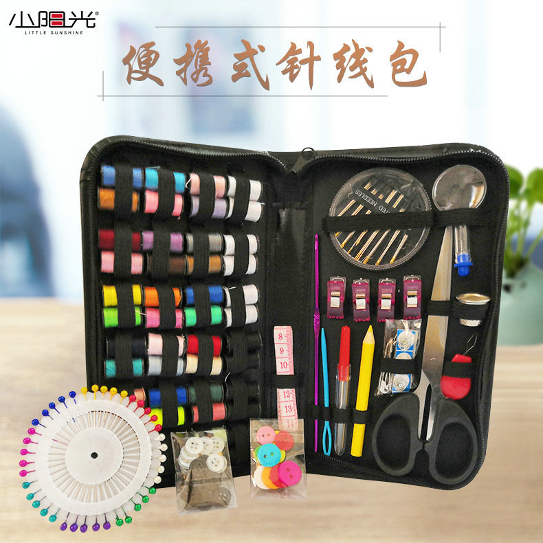 172 unidades de gran capacidad de viaje a casa traje práctico removedor de costura cortador de hilo cinta métrica kit de costura