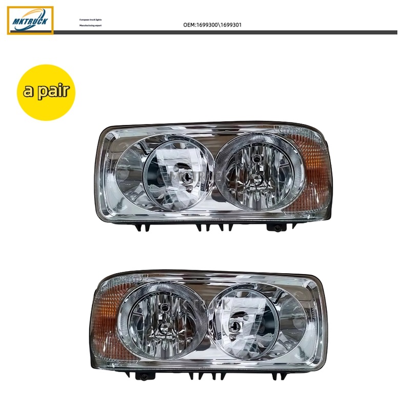 Faros delanteros 1699300/1699301 para accesorios de faros de camiones de la serie DAF XF